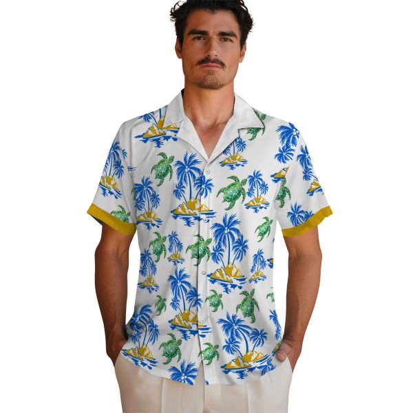 Tribal Palm Island Print Hawaiian Shirt High quality