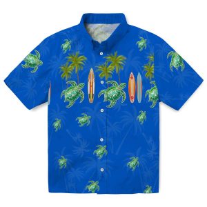Tribal Surfboard Palm Hawaiian Shirt Best selling