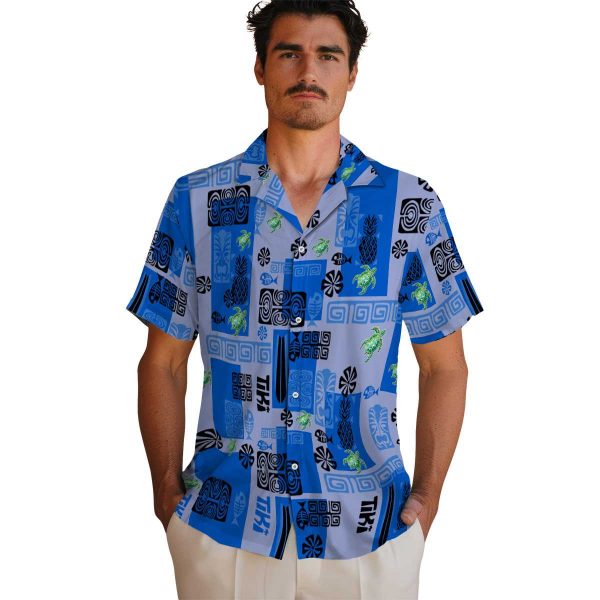 Tribal Tribal Symbols Hawaiian Shirt High quality