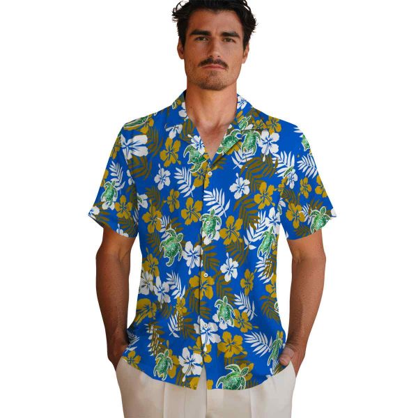 Tribal Tropical Floral Hawaiian Shirt High quality