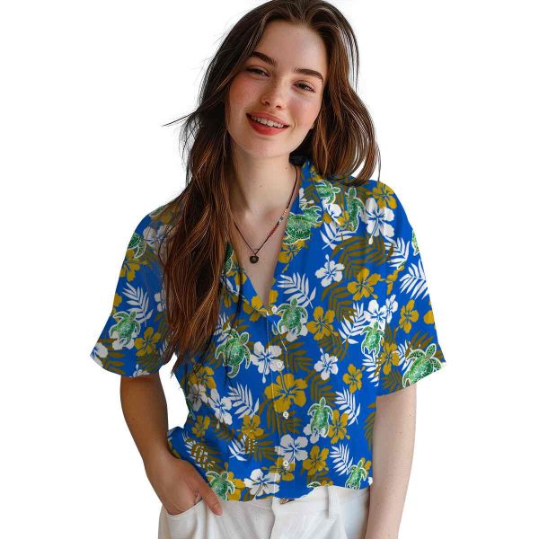 Tribal Tropical Floral Hawaiian Shirt Trendy