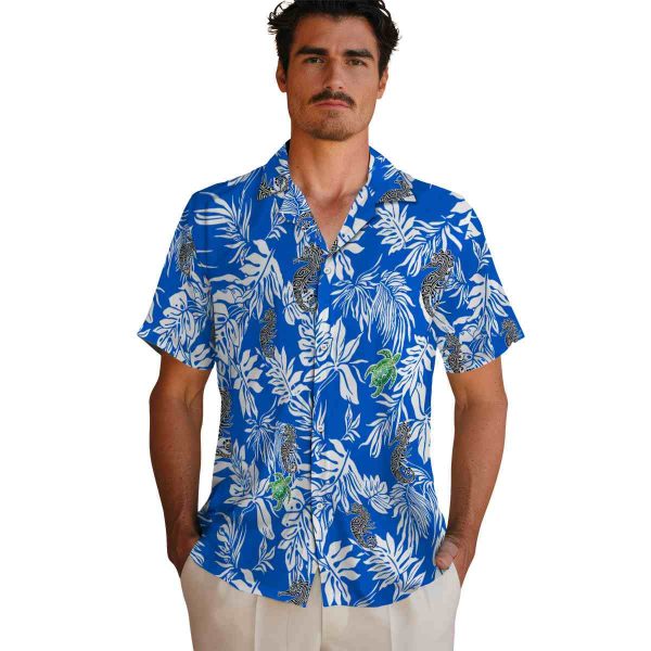 Tribal Tropical Leaf Hawaiian Shirt High quality