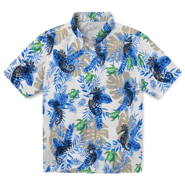 Tribal Tropical Leaves Hawaiian Shirt Best selling