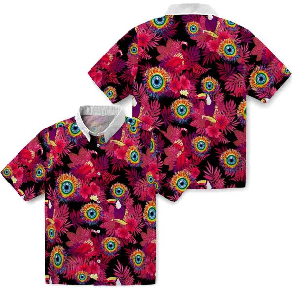 Trippy Floral Toucan Hawaiian Shirt Latest Model