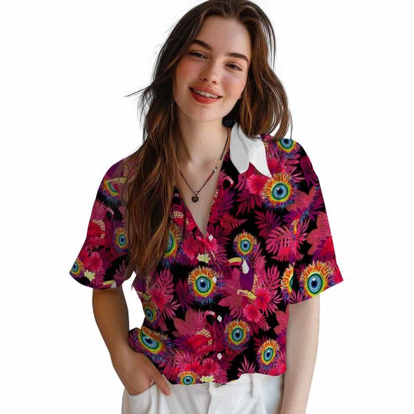 Trippy Floral Toucan Hawaiian Shirt Trendy