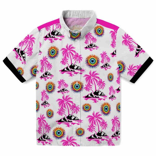 Trippy Palm Island Print Hawaiian Shirt Best selling