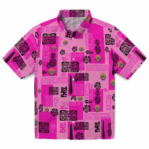 Trippy Tribal Symbols Hawaiian Shirt Best selling