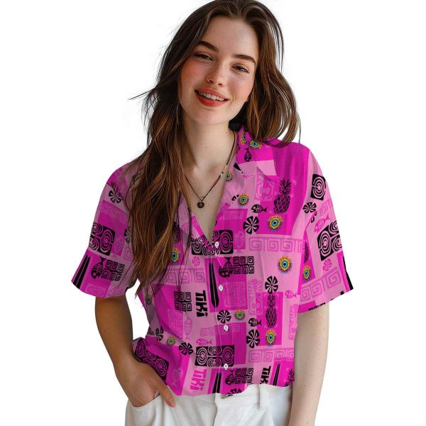 Trippy Tribal Symbols Hawaiian Shirt Trendy