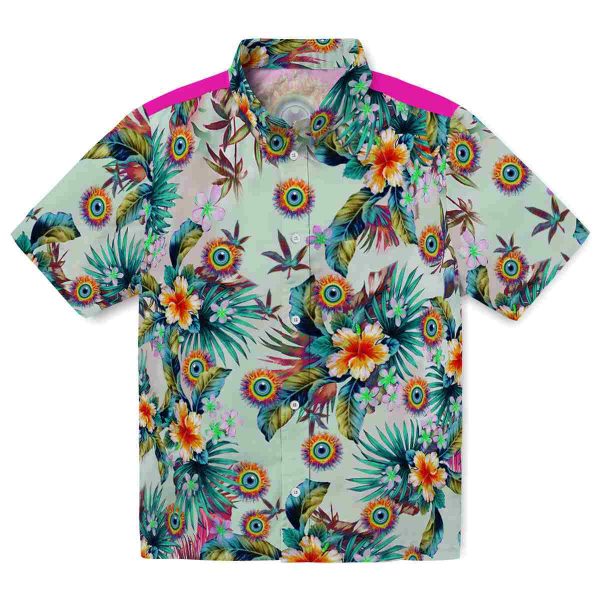 Trippy Tropical Foliage Hawaiian Shirt Best selling