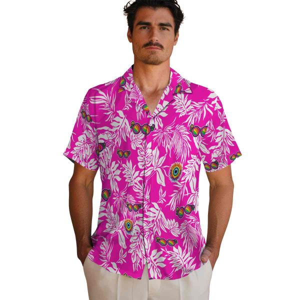 Trippy Tropical Leaf Hawaiian Shirt High quality