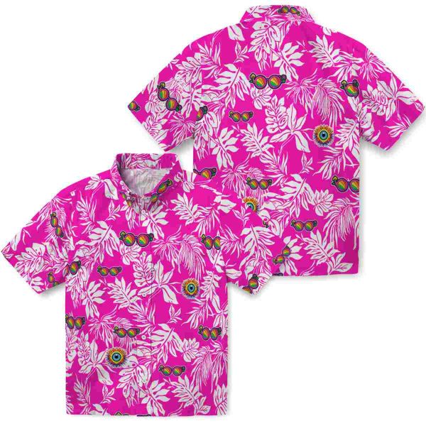 Trippy Tropical Leaf Hawaiian Shirt Latest Model