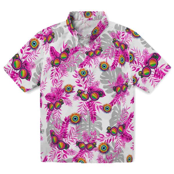 Trippy Tropical Leaves Hawaiian Shirt Best selling