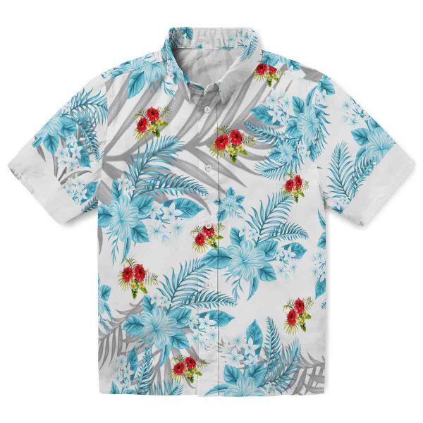 Tropical Hibiscus Palm Leaves Hawaiian Shirt Best selling