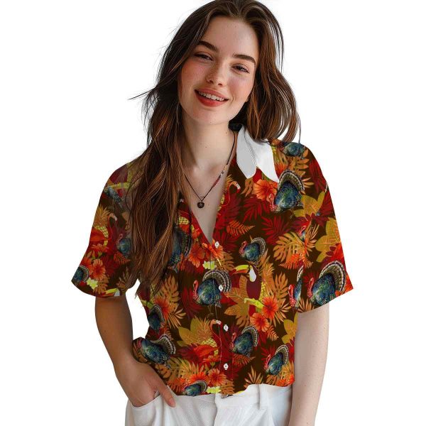 Turkey Floral Toucan Hawaiian Shirt Trendy