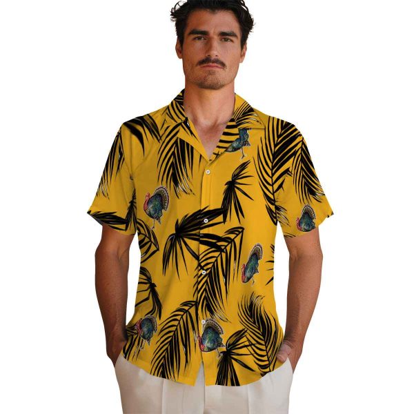 Turkey Palm Leaf Hawaiian Shirt High quality