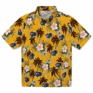 Turkey Palm Tree Flower Hawaiian Shirt Best selling