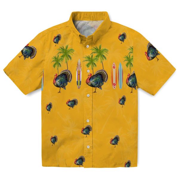 Turkey Surfboard Palm Hawaiian Shirt Best selling