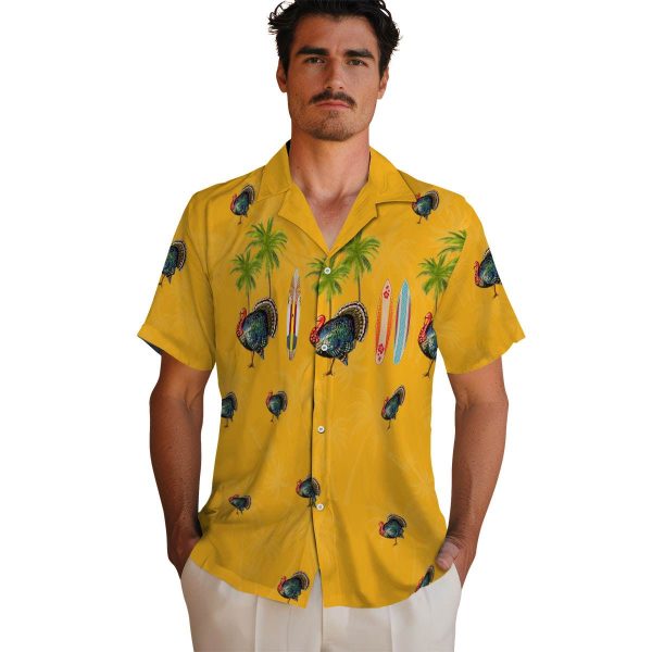 Turkey Surfboard Palm Hawaiian Shirt High quality