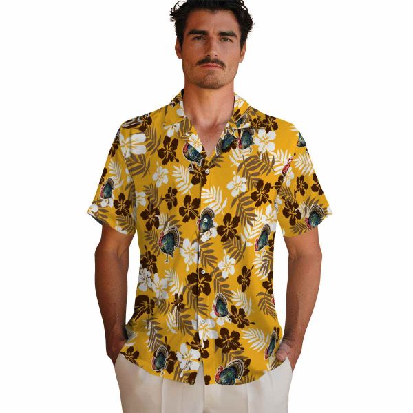 Turkey Tropical Floral Hawaiian Shirt High quality