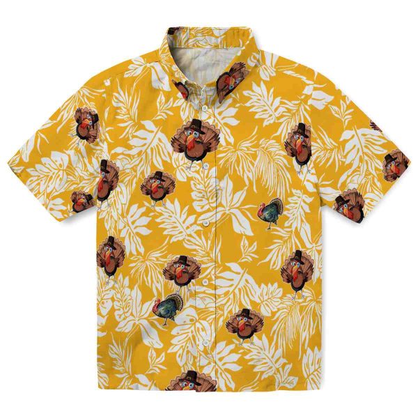 Turkey Tropical Leaf Hawaiian Shirt Best selling