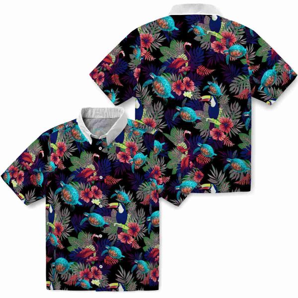 Turtle Floral Toucan Hawaiian Shirt Latest Model