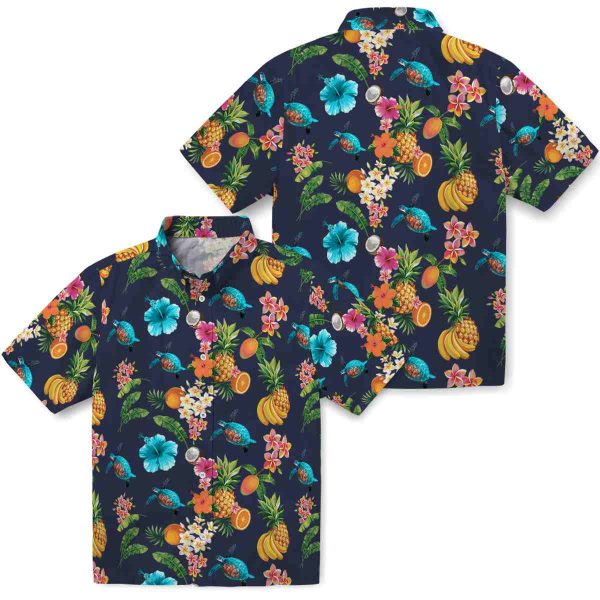 Turtle Hibiscus And Fruit Hawaiian Shirt Latest Model