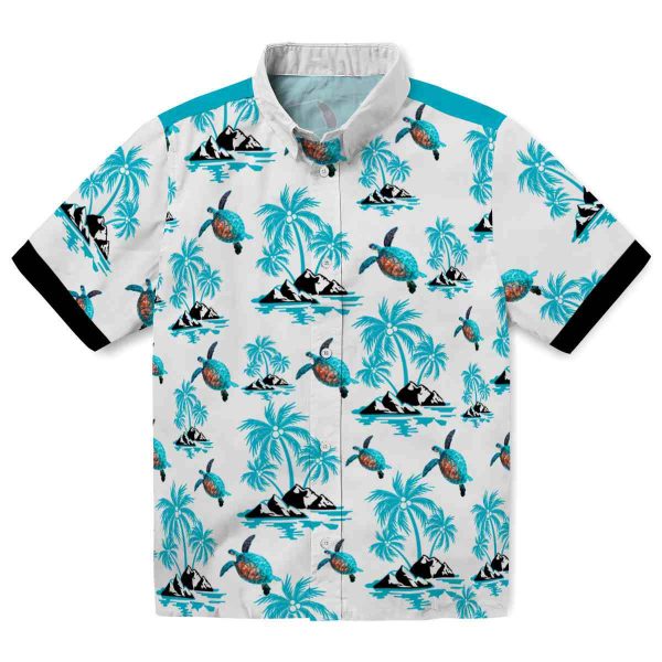 Turtle Palm Island Print Hawaiian Shirt Best selling