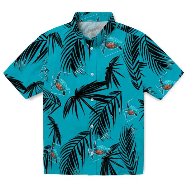 Turtle Palm Leaf Hawaiian Shirt Best selling