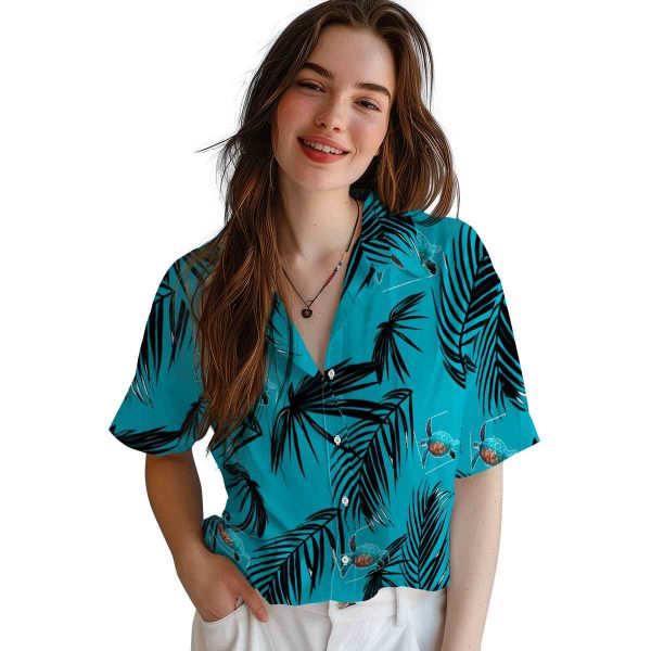 Turtle Palm Leaf Hawaiian Shirt Trendy