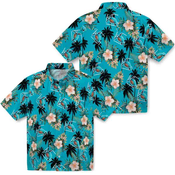 Turtle Palm Tree Flower Hawaiian Shirt Latest Model