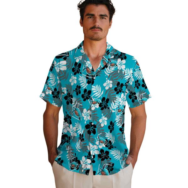 Turtle Tropical Floral Hawaiian Shirt High quality