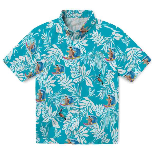 Turtle Tropical Leaf Hawaiian Shirt Best selling