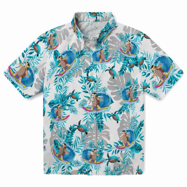 Turtle Tropical Leaves Hawaiian Shirt Best selling