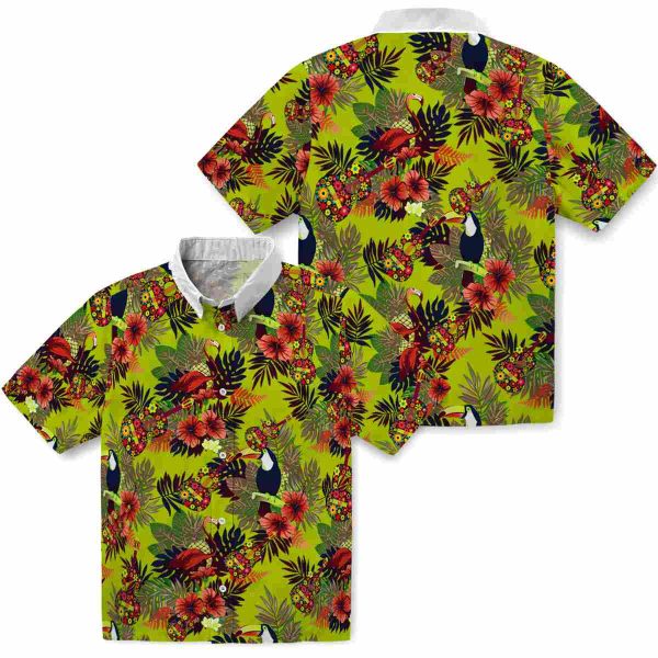 Ukulele Floral Toucan Hawaiian Shirt Latest Model