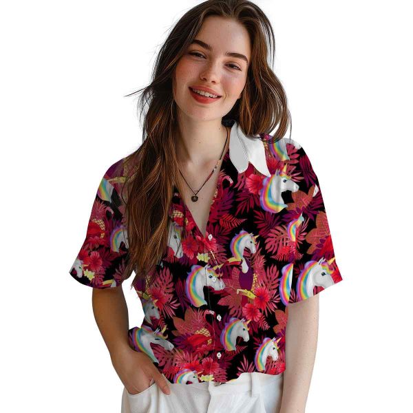 Unicorn Floral Toucan Hawaiian Shirt Trendy