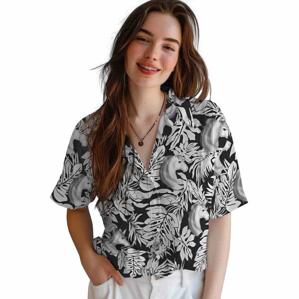 Unicorn Monstera Leaf Pattern Hawaiian Shirt Trendy