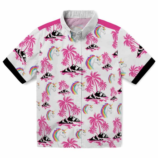 Unicorn Palm Island Print Hawaiian Shirt Best selling