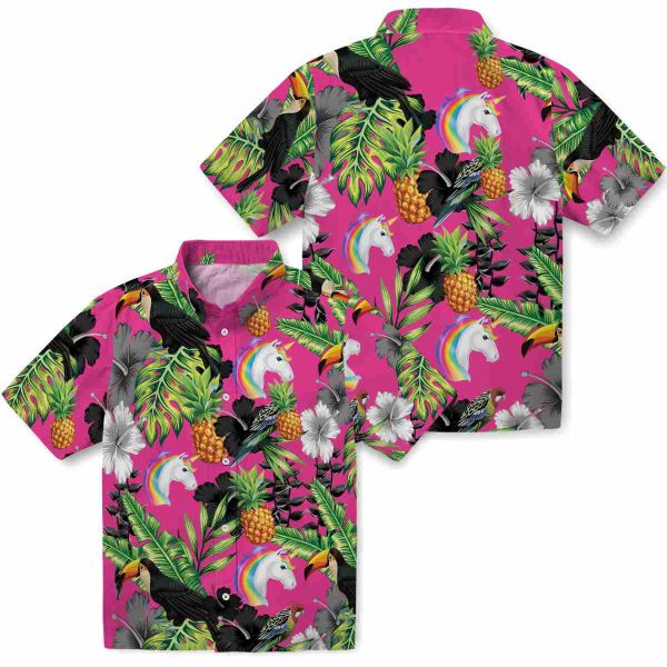 Unicorn Toucan Hibiscus Pineapple Hawaiian Shirt Latest Model