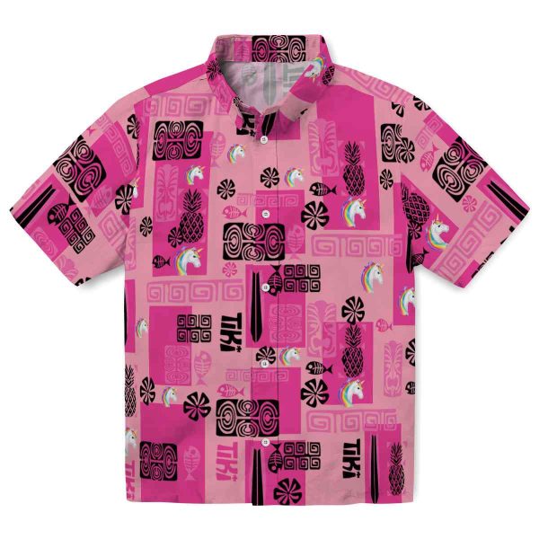 Unicorn Tribal Symbols Hawaiian Shirt Best selling