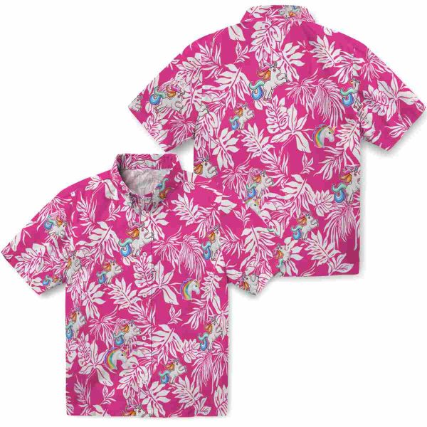 Unicorn Tropical Leaf Hawaiian Shirt Latest Model