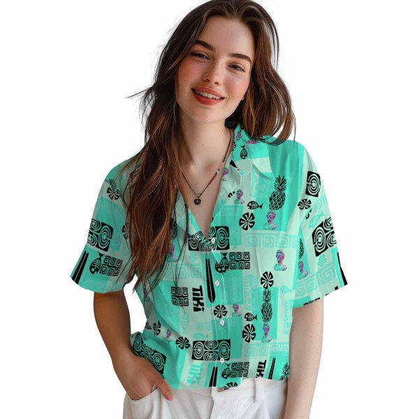 Vaporwave Tribal Symbols Hawaiian Shirt Trendy