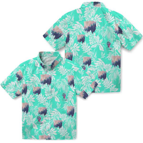 Vaporwave Tropical Leaf Hawaiian Shirt Latest Model