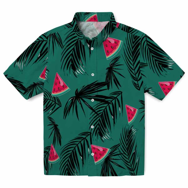 Watermelon Palm Leaf Hawaiian Shirt Best selling