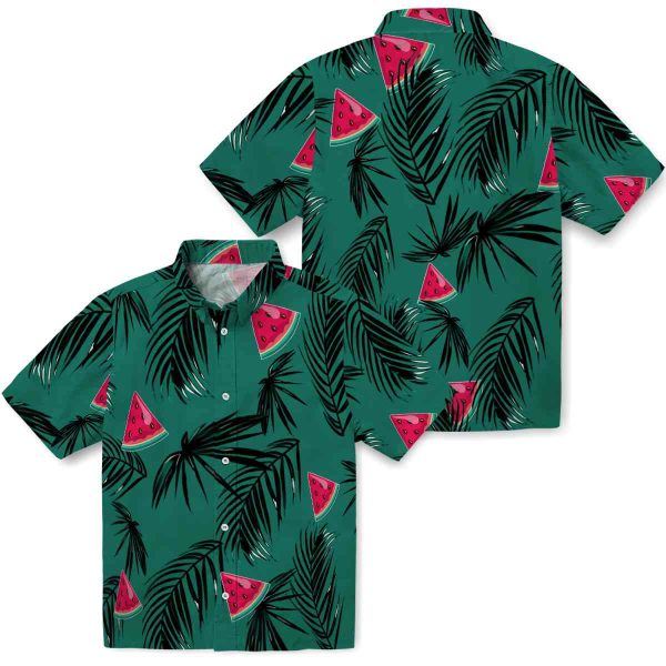 Watermelon Palm Leaf Hawaiian Shirt Latest Model