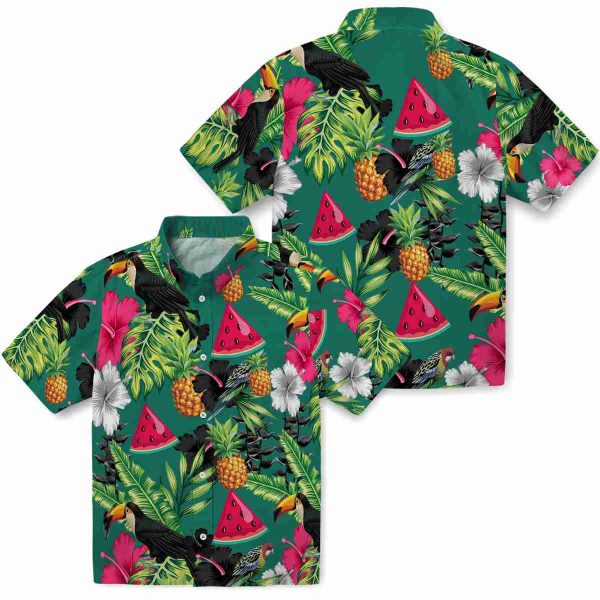 Watermelon Toucan Hibiscus Pineapple Hawaiian Shirt Latest Model