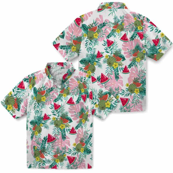 Watermelon Tropical Leaves Hawaiian Shirt Latest Model