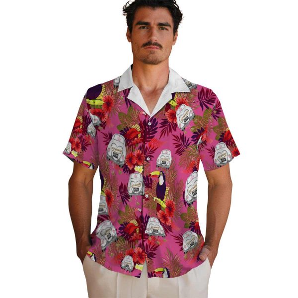 Wedding Floral Toucan Hawaiian Shirt High quality