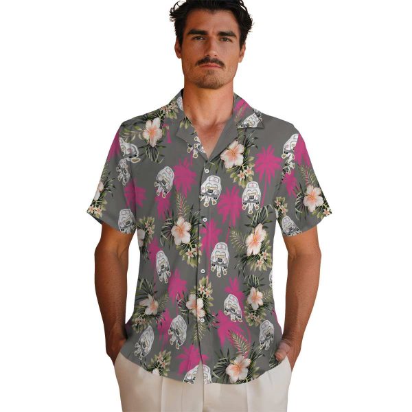 Wedding Palm Tree Flower Hawaiian Shirt High quality