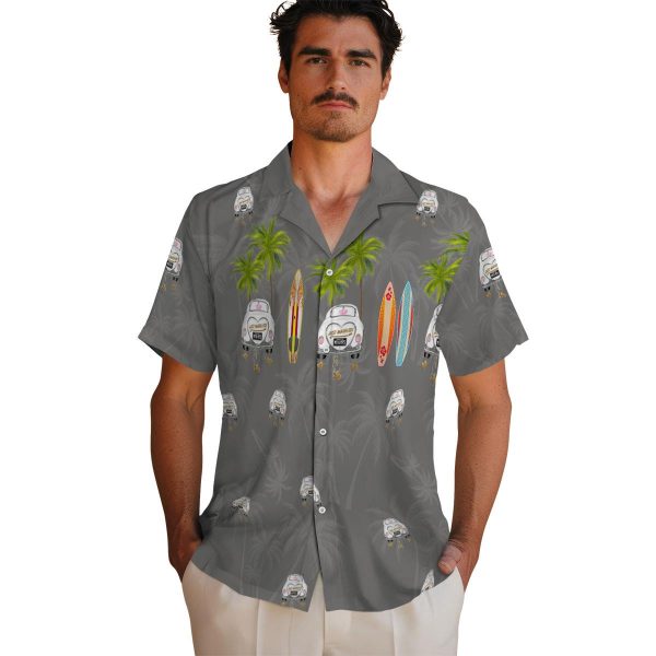 Wedding Surfboard Palm Hawaiian Shirt High quality