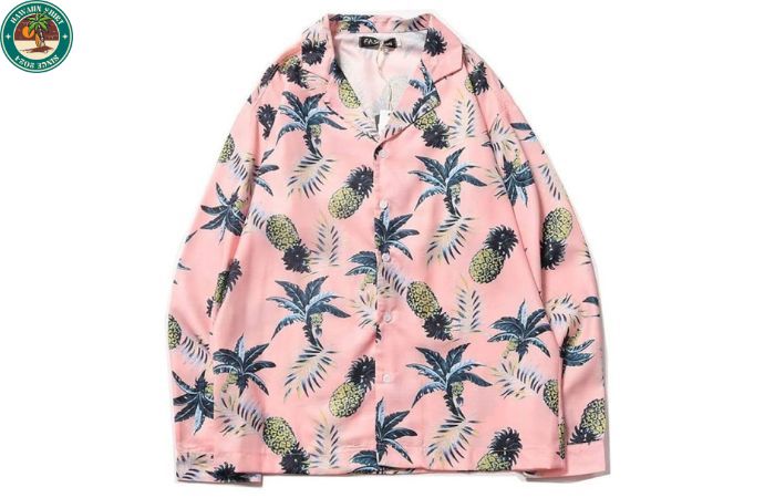 Discover effortless island style with our collection of women's pink Hawaiian shirts